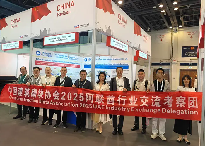 Asociación de Ladrillos de Construcción de China 2025 Equipo de Inspección e Intercambio Industrial de los Emiratos Árabes Unidos